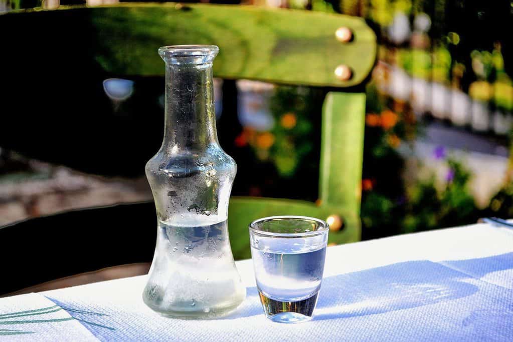 ouzo in greece, drinks in greece, alcohol