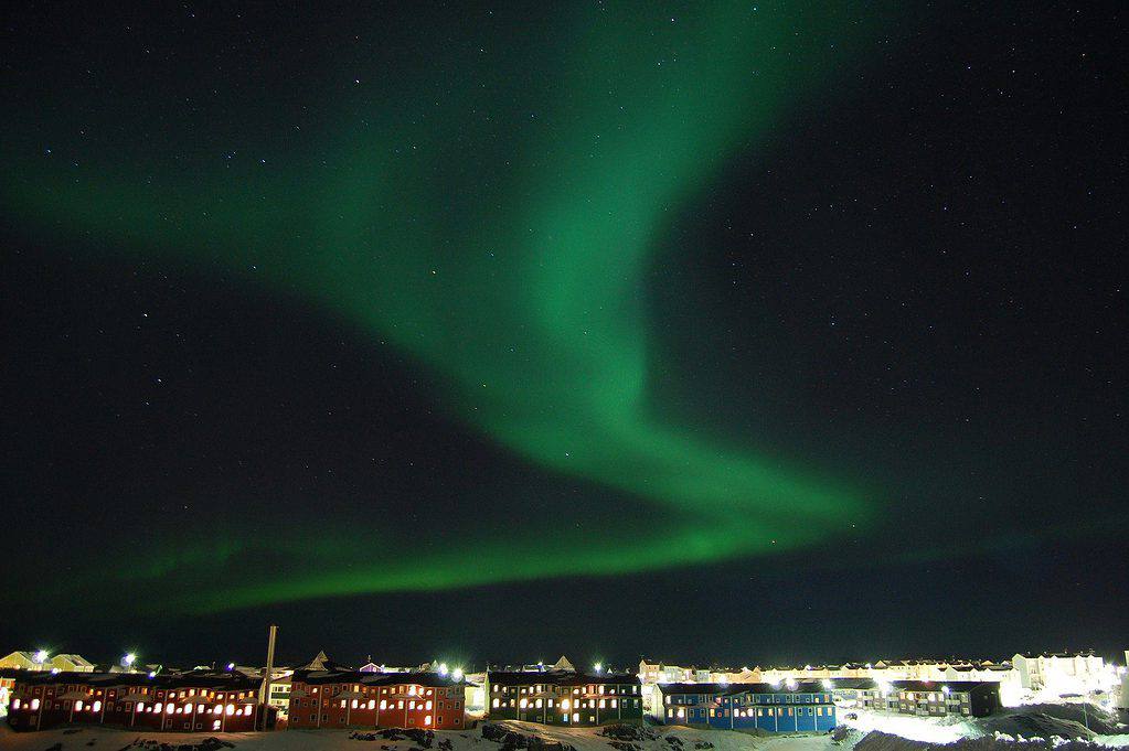 nuuk, northern lights