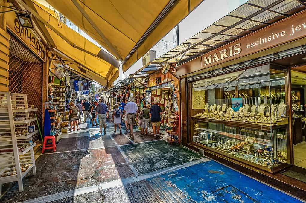 athens, greek store, english, market