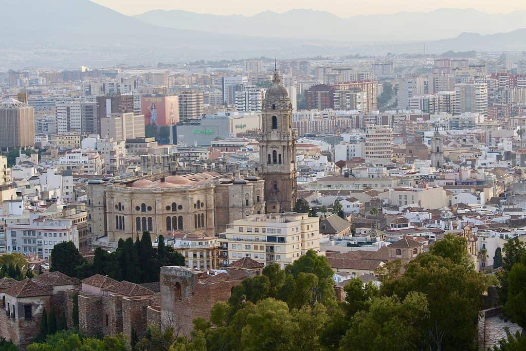 malaga cityscape, planning a city break in malaga itinerary