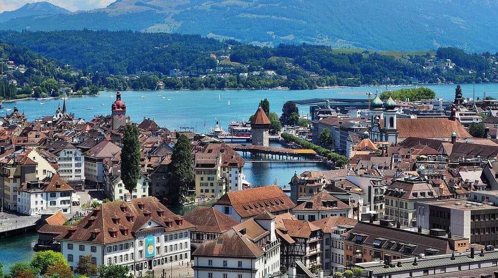 lucerne, switzerland with kids, lake, forest, historicsl buildings
