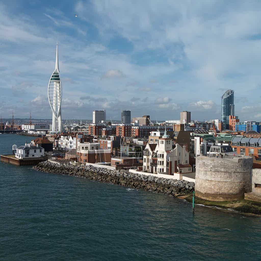 portsmouth cityscape, portsmouth city