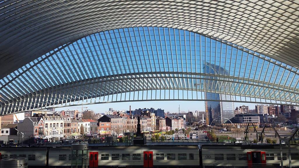 liege, cities in belgium, train station