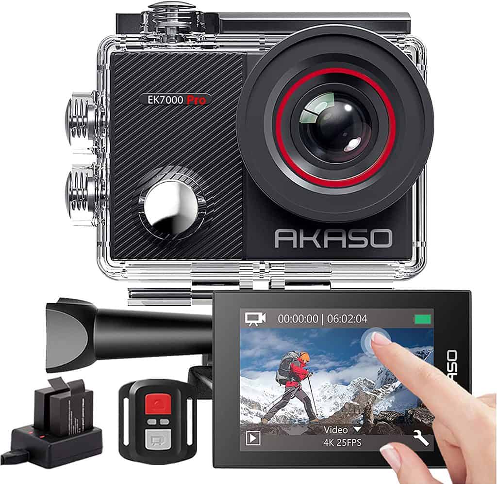 AKASO EK7000 Pro - Best Underwater Camera for Scuba Diving