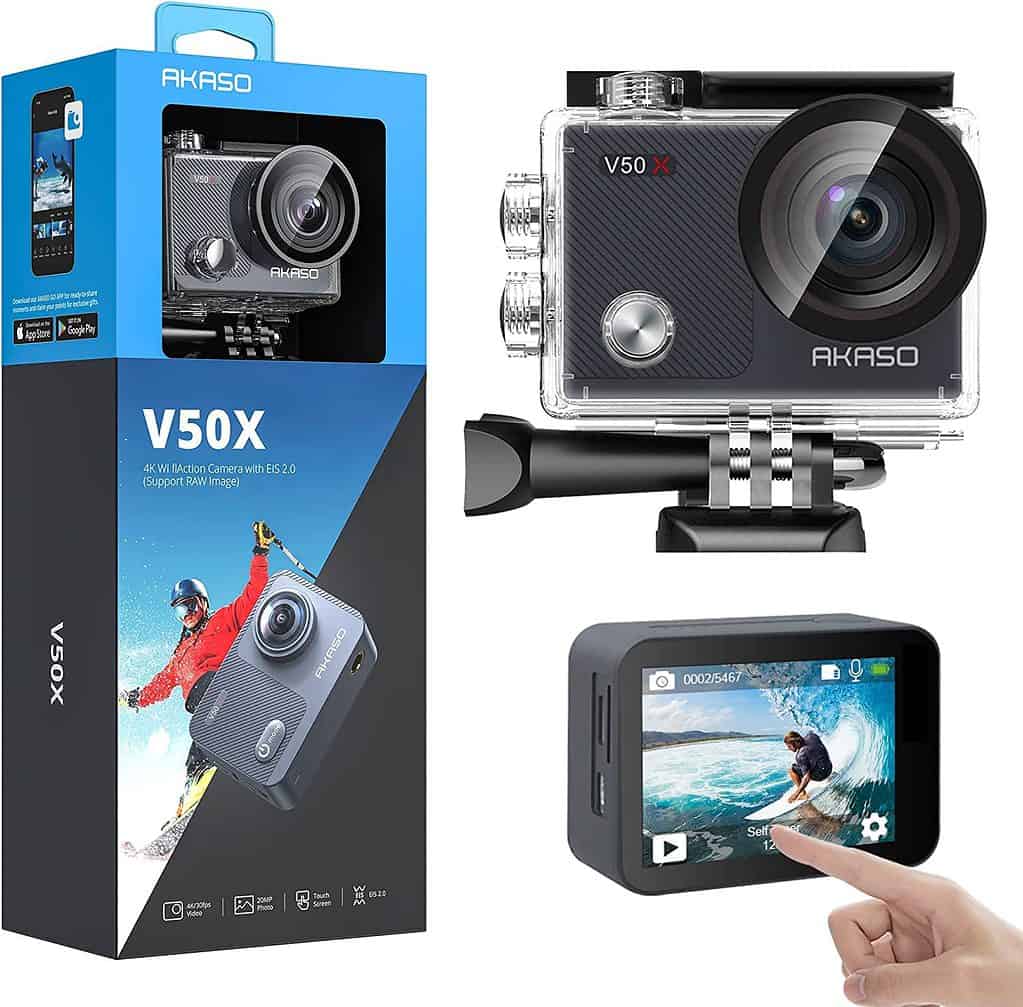  AKASO V50X - Best Underwater Camera with 4k Video