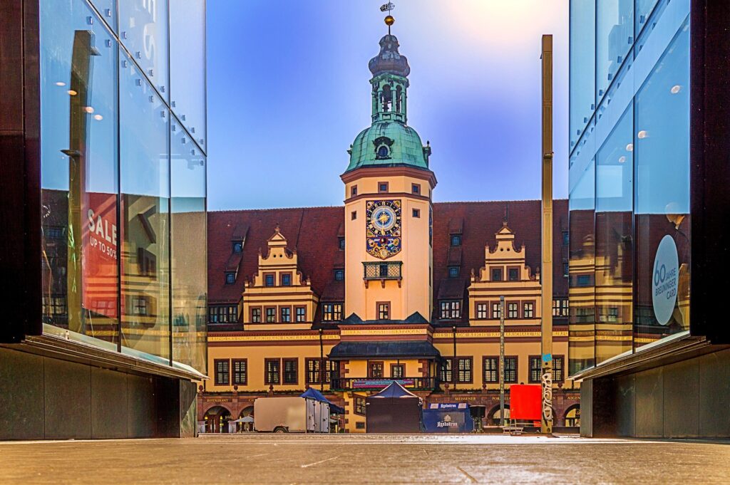 leipzig old town hall, leipzig with kids