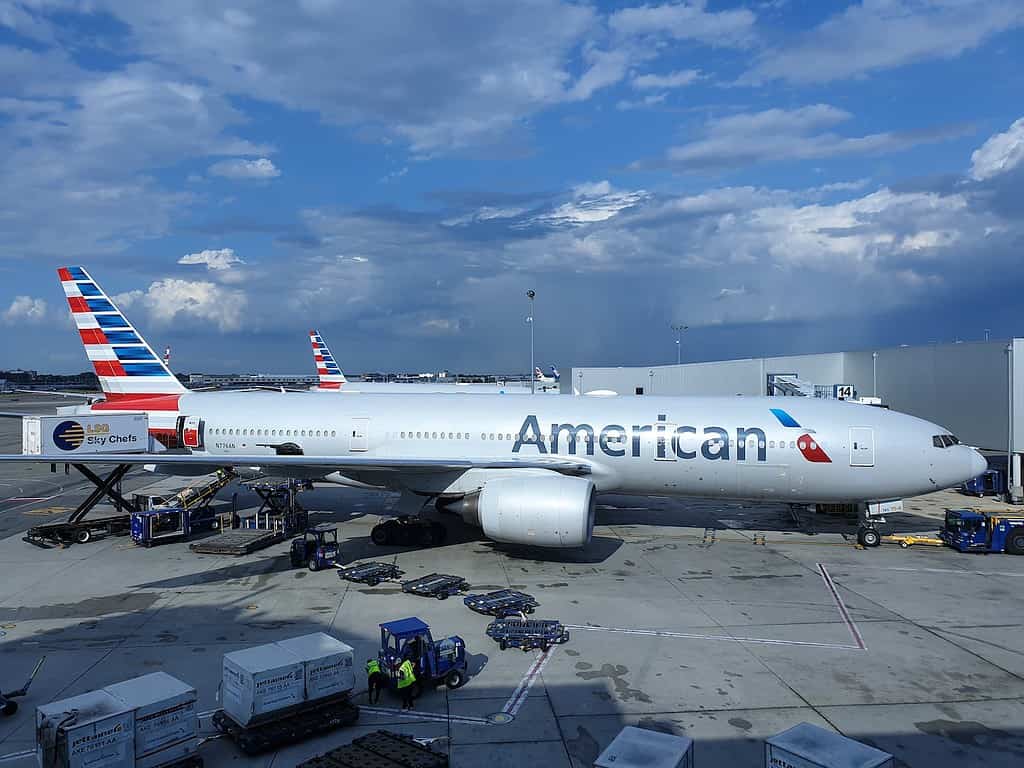 American airliner on airfield during day, best airlines to fly to paris