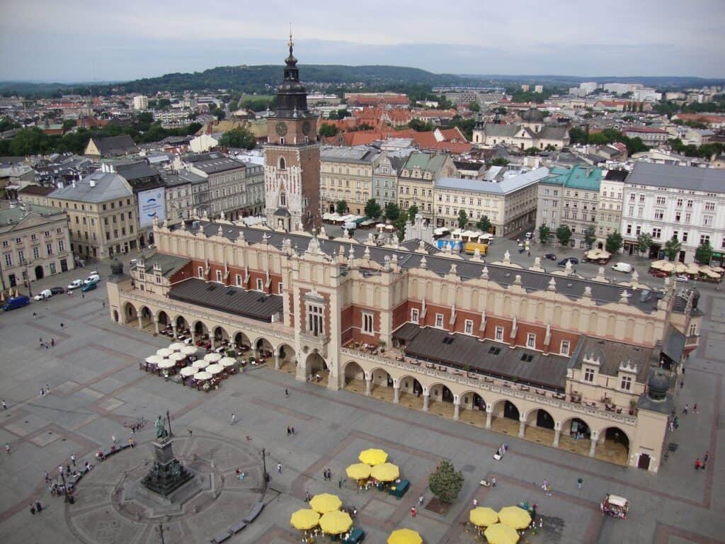 kraków, poland, hall, cities beginning with K